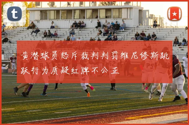 黄潜球员怒斥裁判判罚维尼修斯跳跃行为质疑红牌不公正